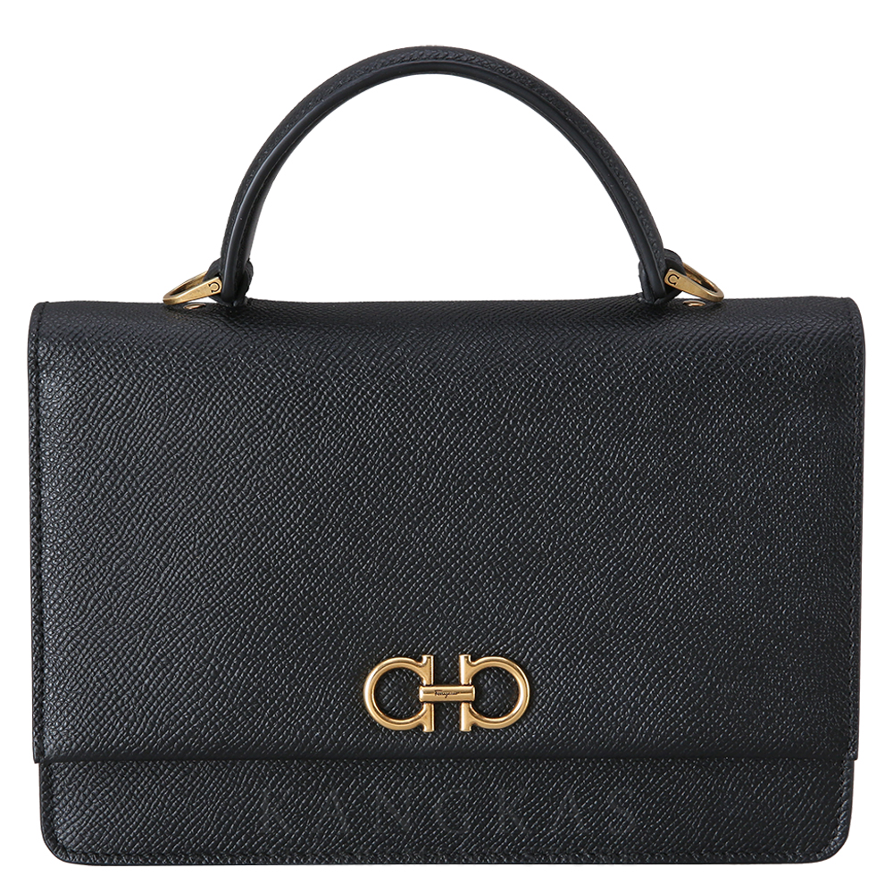 FERRAGAMO(USED)페레가모 간치니 탑핸들 미니 숄더백